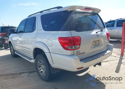 2007 Toyota Sequoia Limited V8 из США, поврежденный, VIN 5TDZT38A87S298205